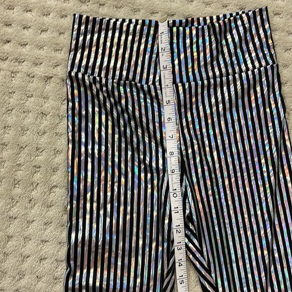 Groovy Striped Iridescent Bell Bottoms - Size S - Picture 5 of 7